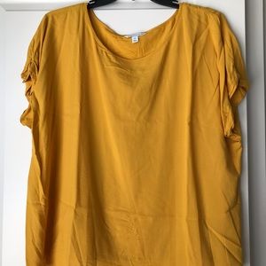Plus Size Mustard Top